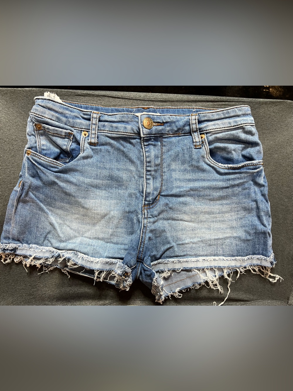 STS Blue Women's Distressed Light Blue Denim Cutoff Shorts